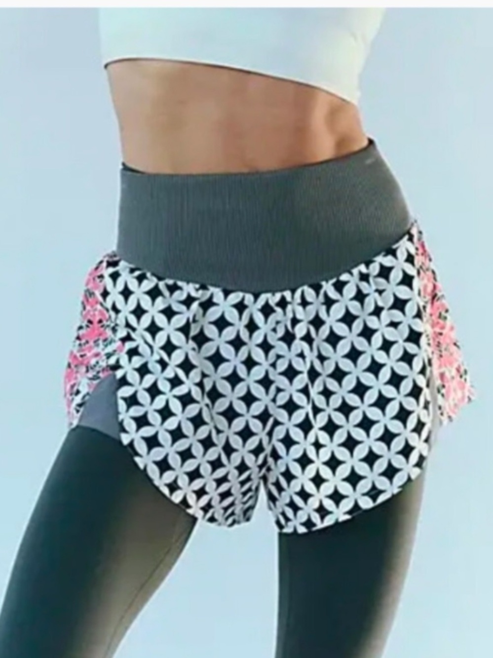 NWT FP Movement Carpe Diem Shorts | Geo Combo | Size S